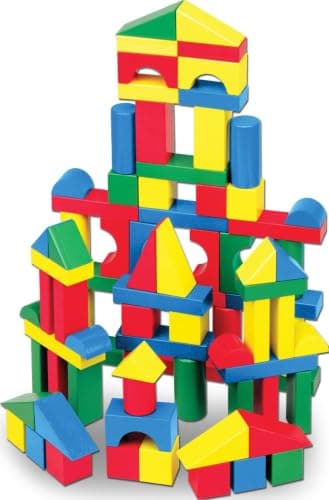 Melissa & Doug Melissa & Doug Wooden Building Blocks, 100 Pieces