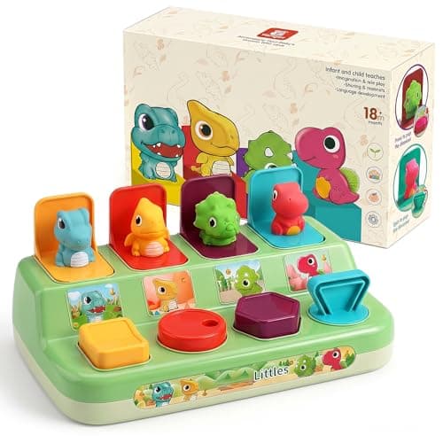 Aiqi Aiqi Dinosaur Pop-Up Animals Toy