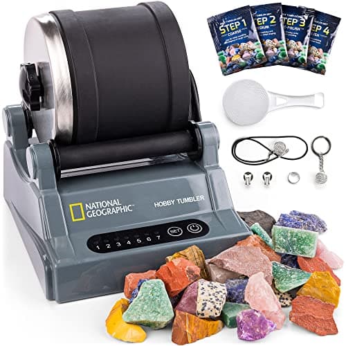 Blue Marble National Geographic Hobby Rock Tumbler Kit