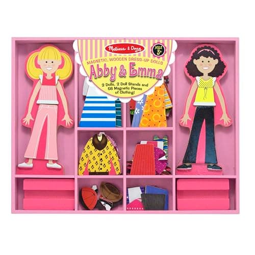 Melissa & Doug Melissa & Doug Magnetic Wooden Dress-Up Dolls