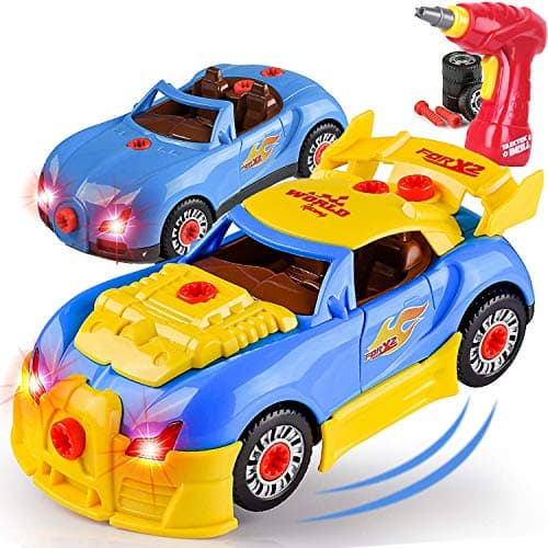 Liberty Imports Take Apart Toy Vehicles with Power Drill