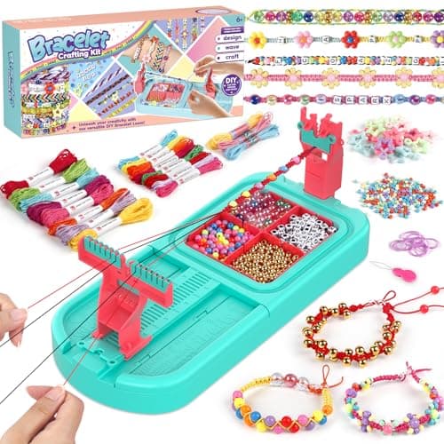 Cmiolacuna Friendship Bracelet Making Kit with Loom