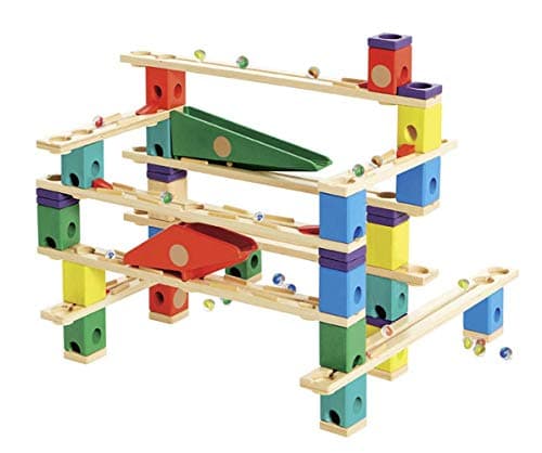 Hape Hape Quadrilla Vertigo Wooden Marble Run, 134 Pieces
