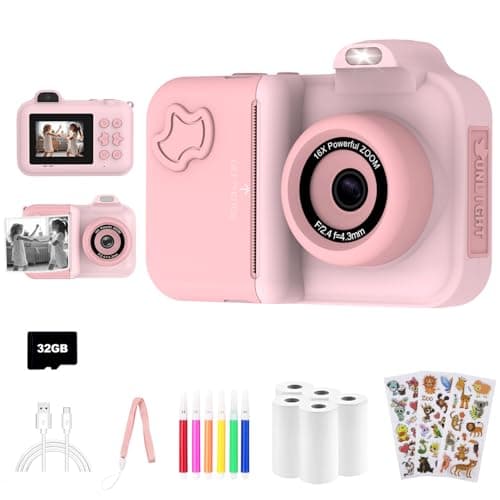 MISIRUN Instant Print Camera for Kids, Ages 4-12