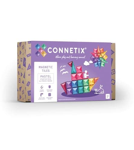 CONNETIX Connetix Pastel Starter Pack, 64 Pieces