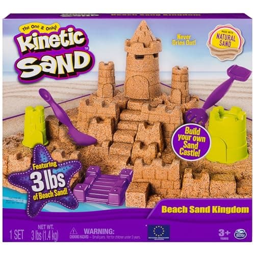 Kinetic Sand Kinetic Sand Beach Sand Kingdom Playset, 3 lbs