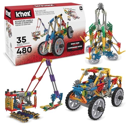 K'NEX K'NEX Adventure Wheels Building Set, 480 Pieces
