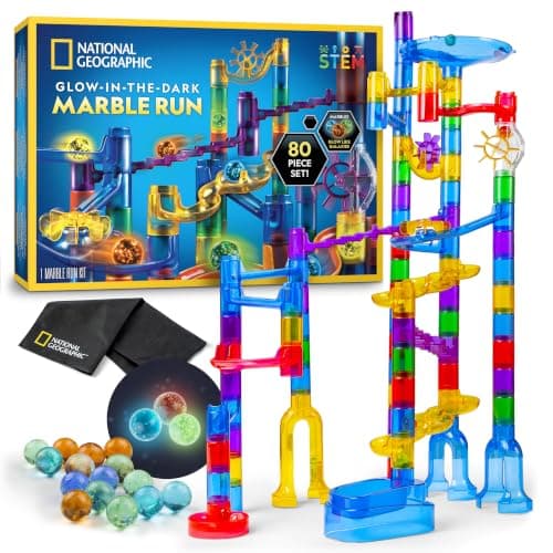 Blue Marble National Geographic Glow-in-the-Dark Marble Run